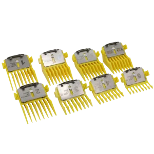 Big K Comb set of 8 Yellow by Laube