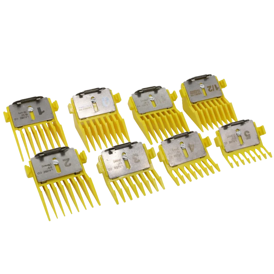 Big K Comb set of 8 Yellow by Laube