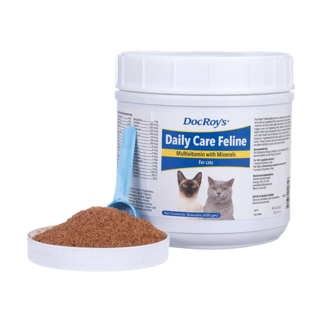 Daily Care Feline 650gm Granules by Doc Roy's