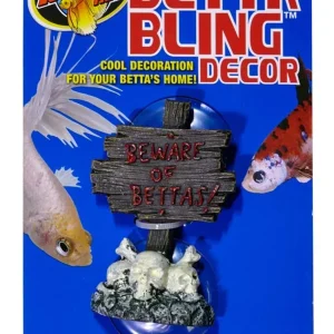 Zoo Med Betta Bling Skull Sign Multi-Color