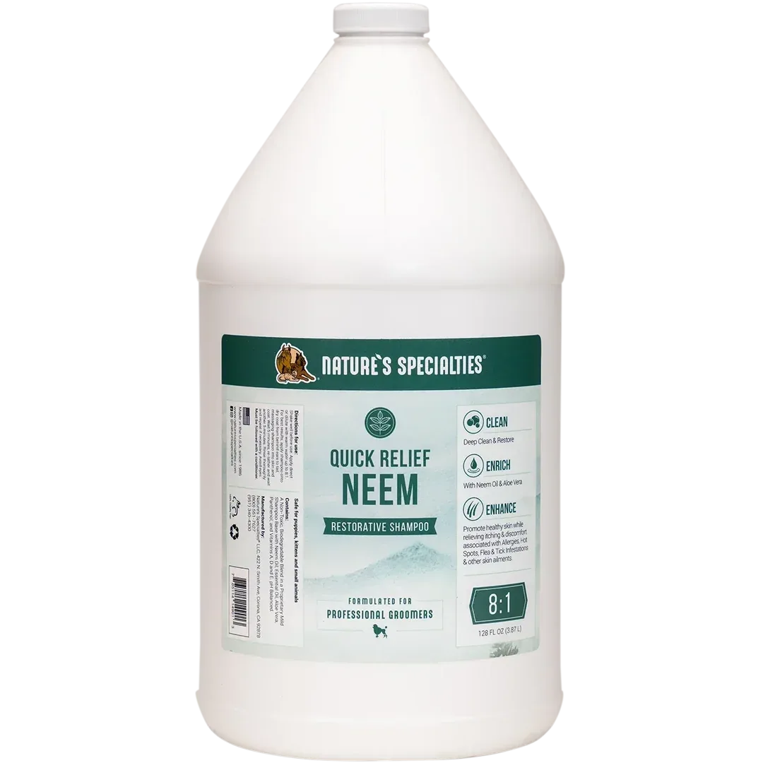 Quick Relief Neem Shampoo Gallon by Nature's Specialties