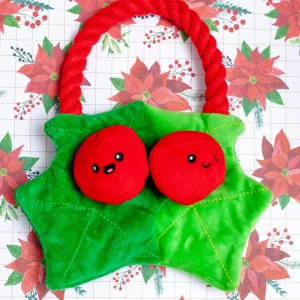 Christmas Berry Crinkle Dog Toy