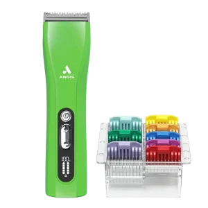 ProClip 5-in-1 Green Clipper with 8Pc Comb Attachment Set by Andis