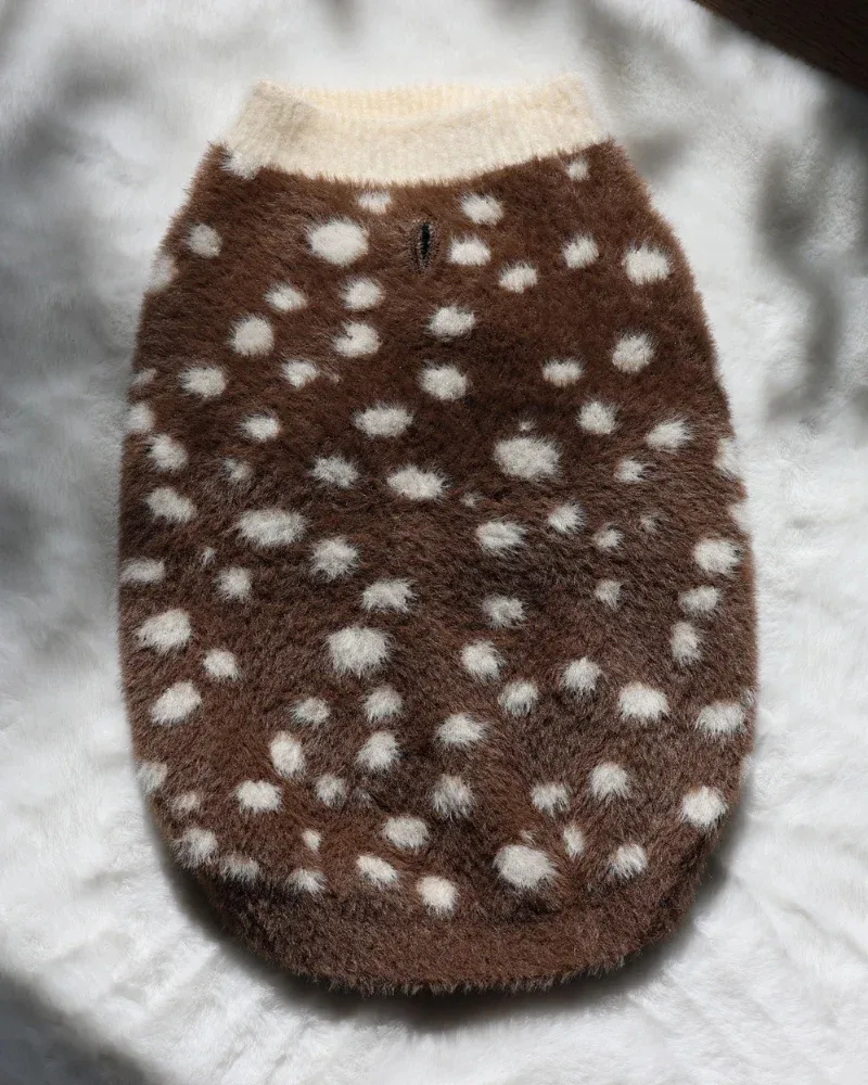 Oh Deer! Soft Cloud Dog Sweater (FINAL SALE)