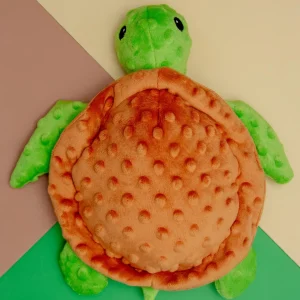 Dotty the Tortoise Squeaky Plush Dog Toy (12")