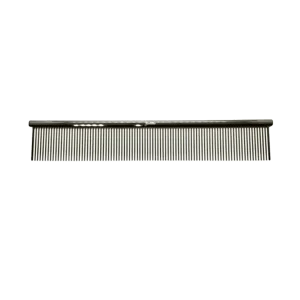 Fluffing Finishing Comb Metallic Black 9" by Zolitta