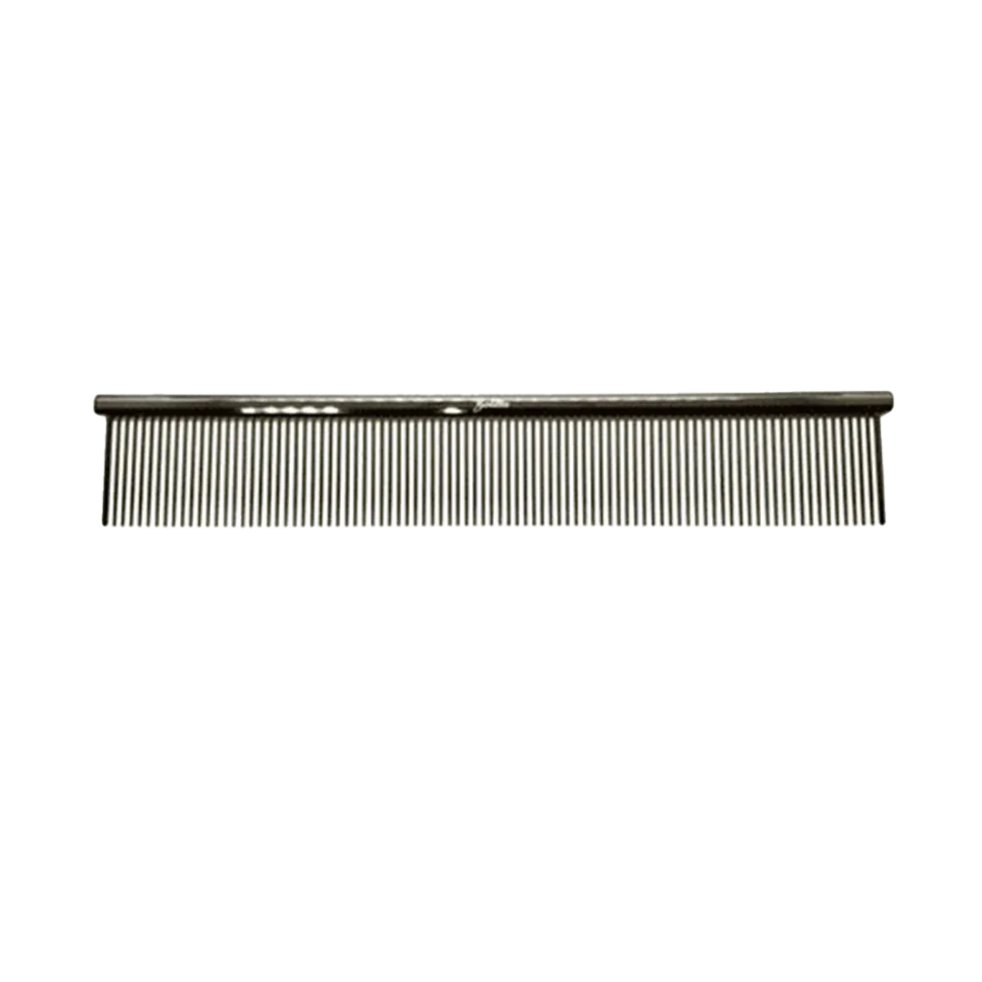 Fluffing Finishing Comb Metallic Black 9" by Zolitta