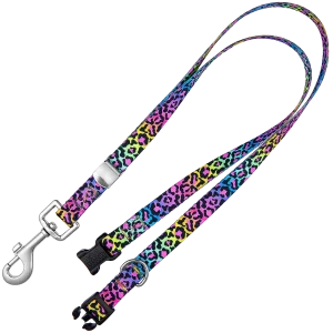 16" Polyester Loop Neon Leopard by Groom Loop