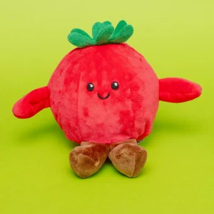 Tommy the Tomato Squeaker Ball Dog Toy (5")