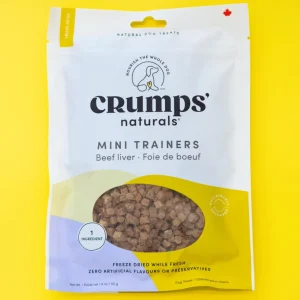 Freeze-Dried Beef Liver Mini Trainers Dog Treats