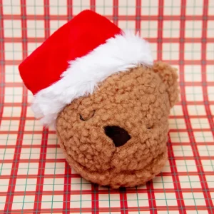Santa Teddy Bear 2-in-1 Bounce Dog Toy