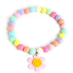 Lavender Smiles Dog Necklace