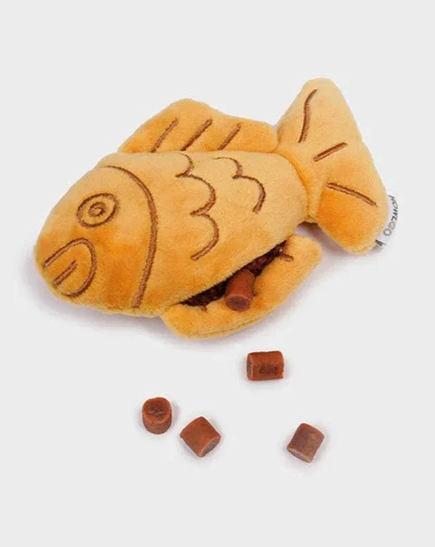Fish Bread Nosework Dog Toy