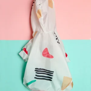 Whisper-Thin Dog Windbreaker in Plant Me Up