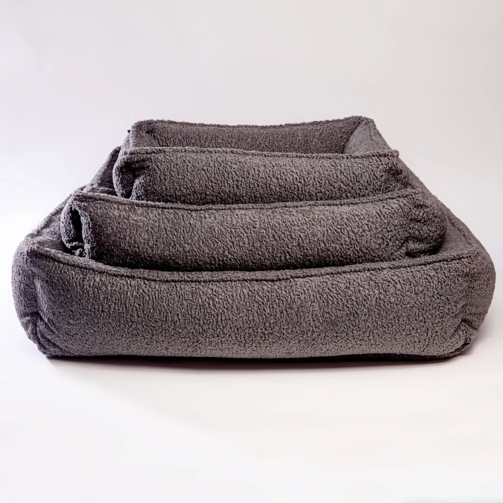 Urban Lounger Dog Bed in Grey Sheepskin (Direct Ship)