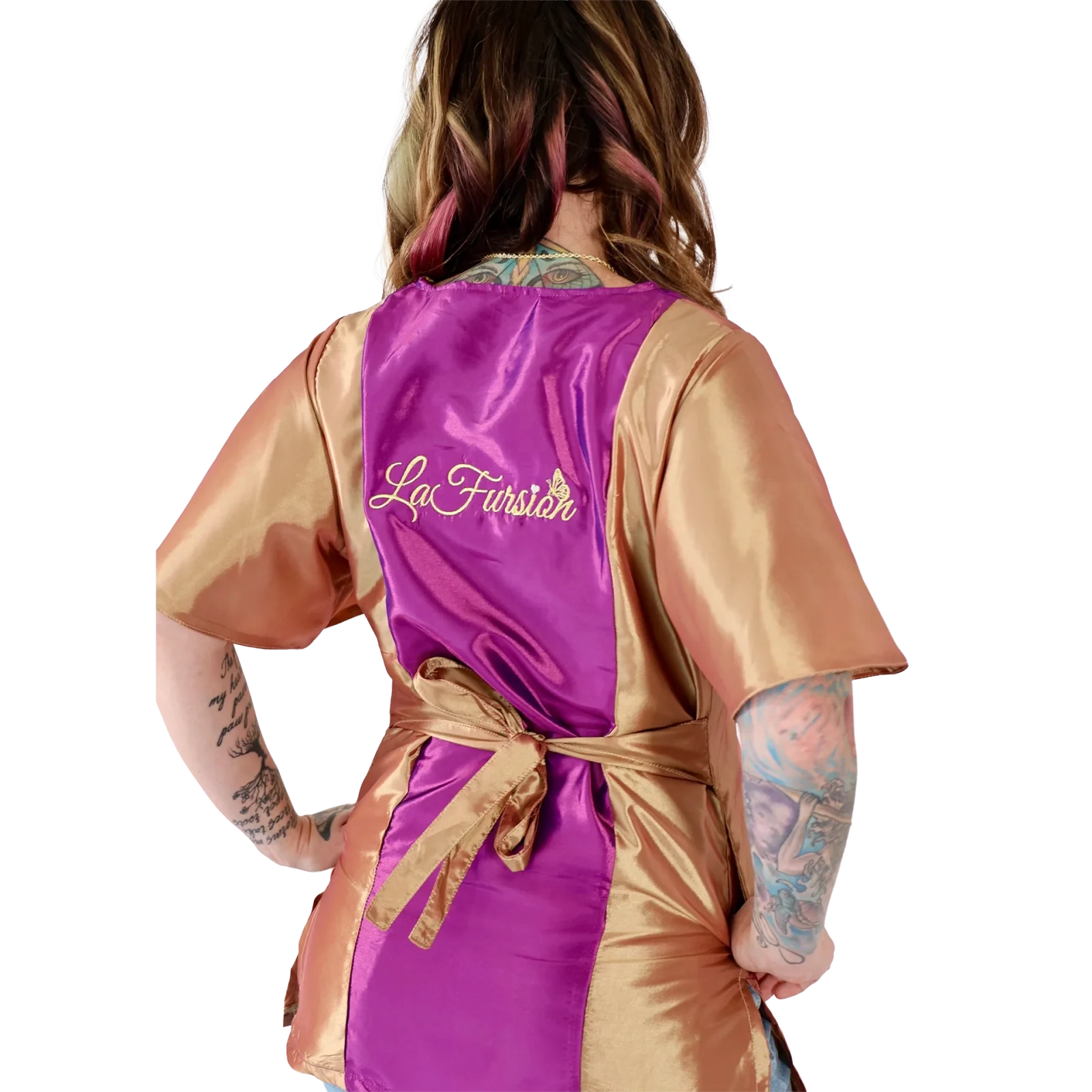 Salon Classic Smocks Violet and Gold by LaFursion - Image 2