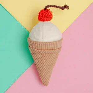 Ice Cream Pop Squeaky Snuffle Dog Toy