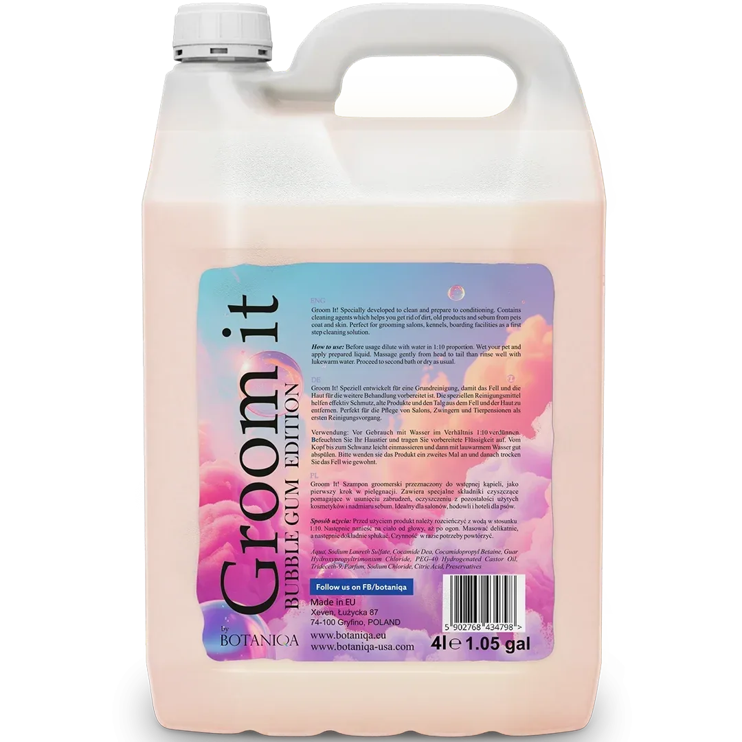 Groom It Bubble Gum Edition Gallon by Botaniqa