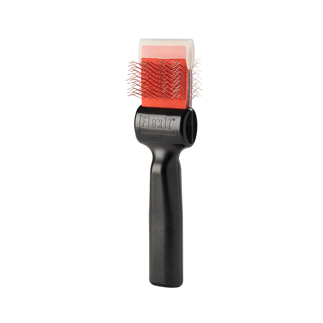 Red/Purple Finishing Combo Single Brush by FlexIt