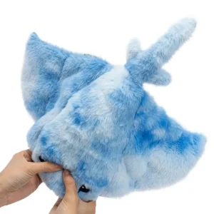 Animated Plush Squeaky Manta Ray Dog Toy
