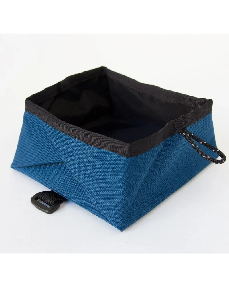 Montara Pop-Up Travel Dog Bowl in Navy (Made in the USA)(FINAL SALE)