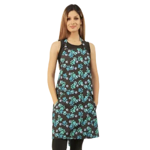 Blue Pawprint Grooming Apron by Ladybird Line