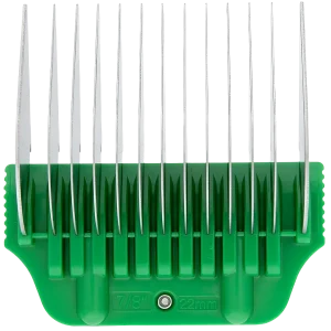 #C 7/8″ Green Wide Snap on Comb by PetStore.Direct