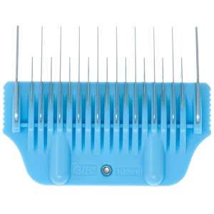 10mm Blue Wide Glide Skip Tooth Comb Attachment by PetStore.Direct