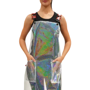 Clear Sparkle Signature Apron by Ladybird Line
