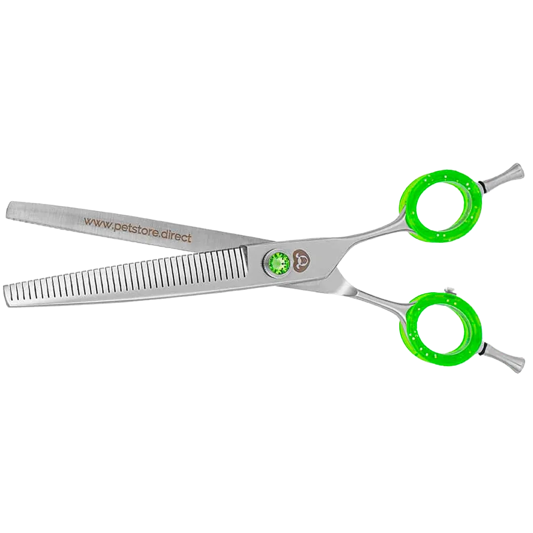 7" 40T Straight Piano Blending Shears by PetStore.Direct