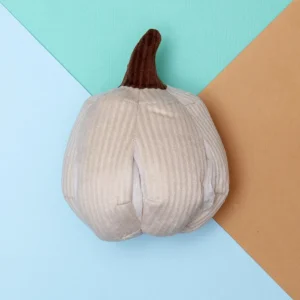 White Mini Pumpkin Snuffle Plush Toy for Dogs