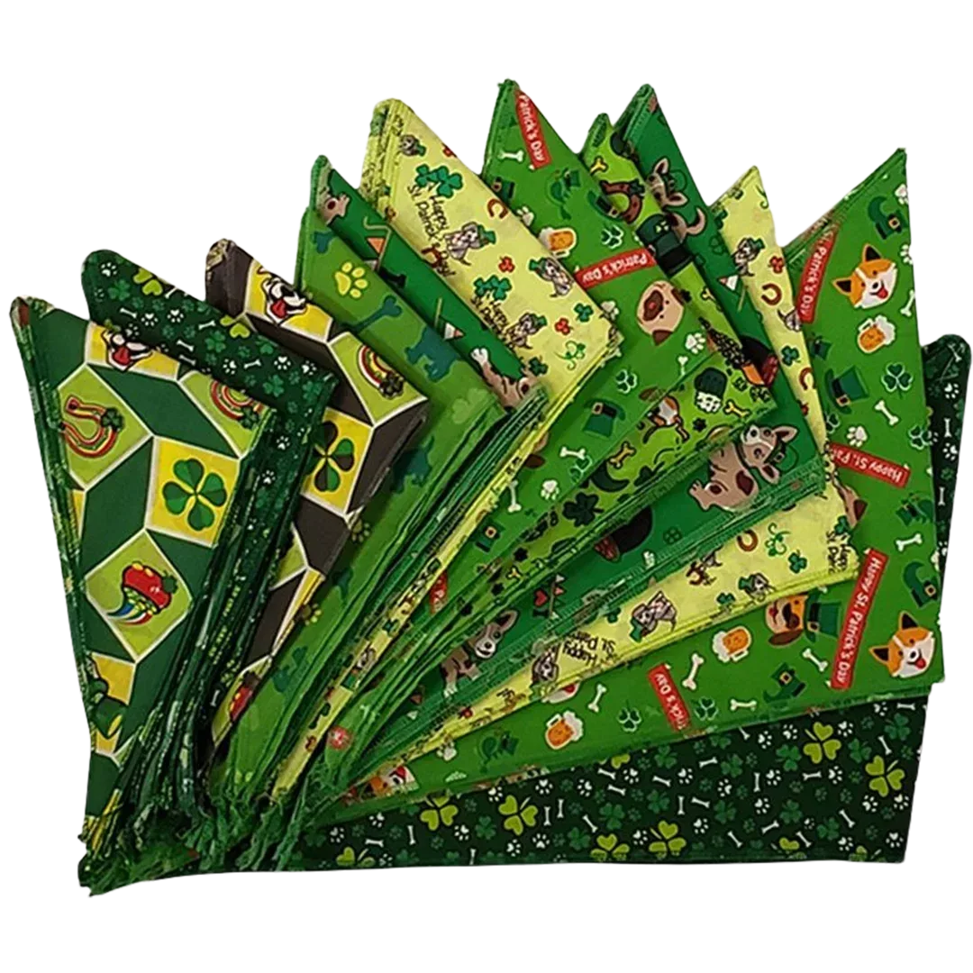 St.Patrick's Day Bandanas - 60 Assorted Sizes and Patterns by Bandanas Unlimited - Image 2