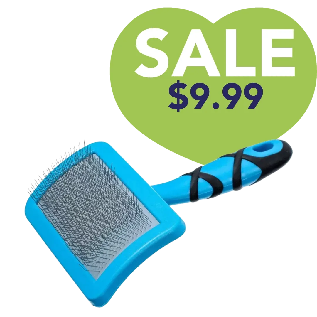 Curved Soft Slicker Brush Medium by Groom Professional