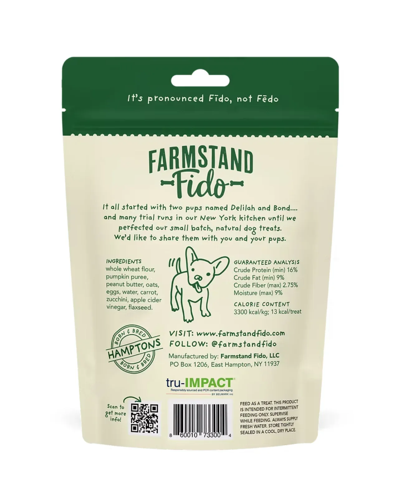 Farmstand Veggies Crunchy Dog Treats - Image 2