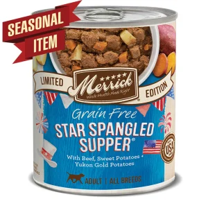 Merrick Dog Seasonal Star Spangled Supper, 12.7 oz