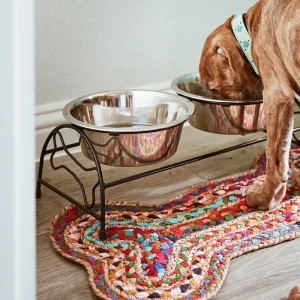 Chindi Blend Woven Dog Mat (Made in India)