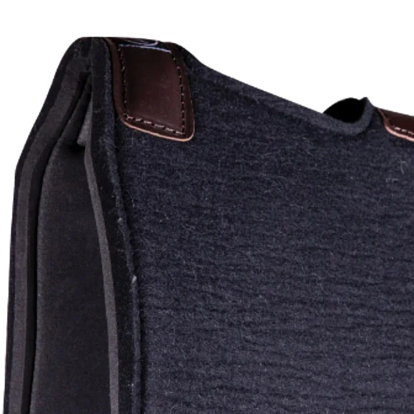 Professionals Choice 5/8in Black Felt/Rubber Work Saddle Pad - Image 2