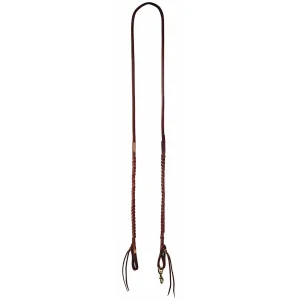 Professional's Choice Bleeding Heart Harness Leather Burgundy Roping Rein