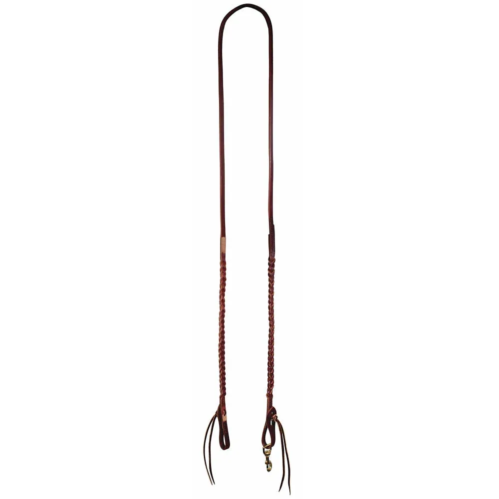 Professional's Choice Bleeding Heart Harness Leather Burgundy Roping Rein