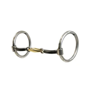 Professionals Choice Equisential O Ring 3-Piece Square Bar Snaffle Bit