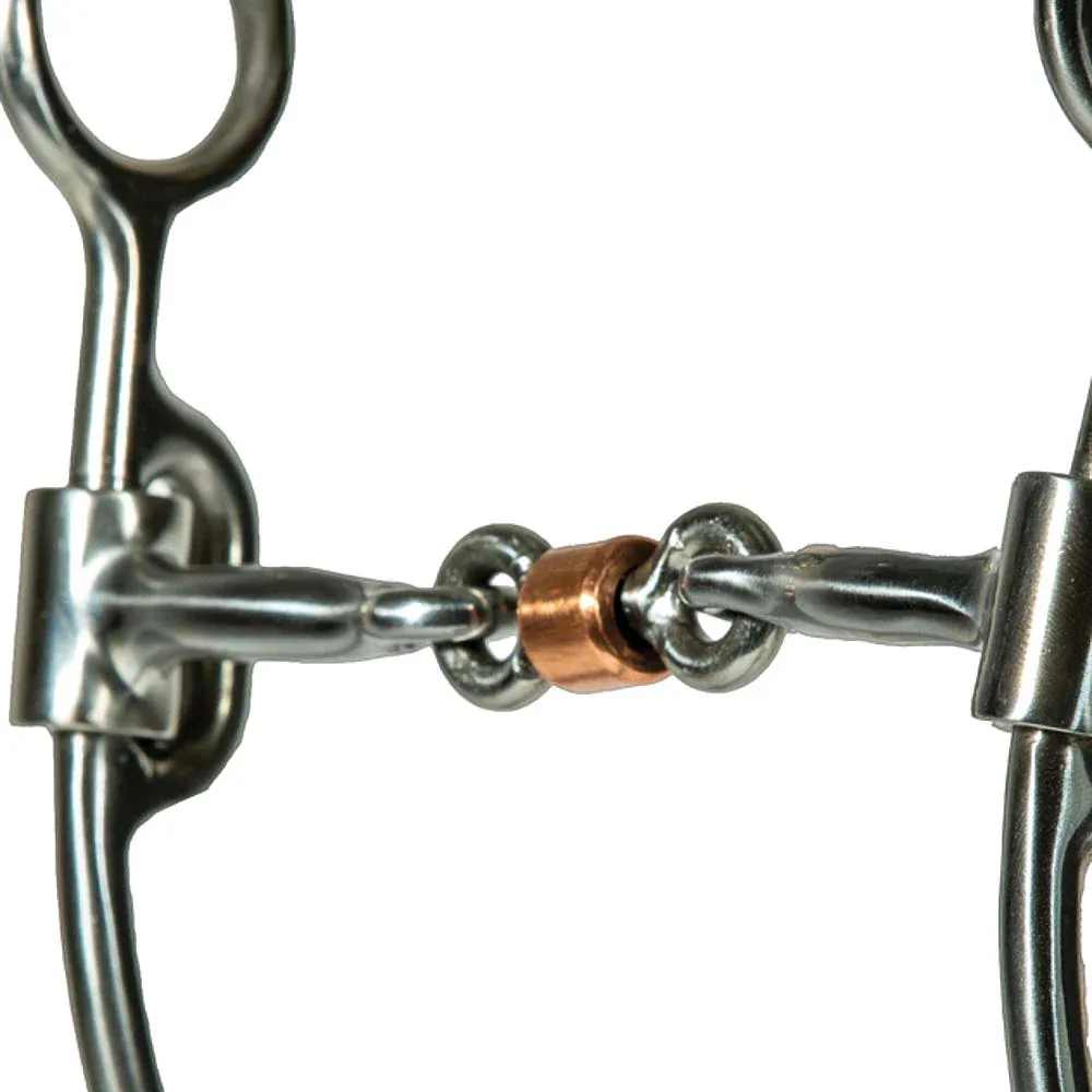 Professionals Choice Equisential Smooth Dog Bone Snaffle 7in Shank Bit - Image 2
