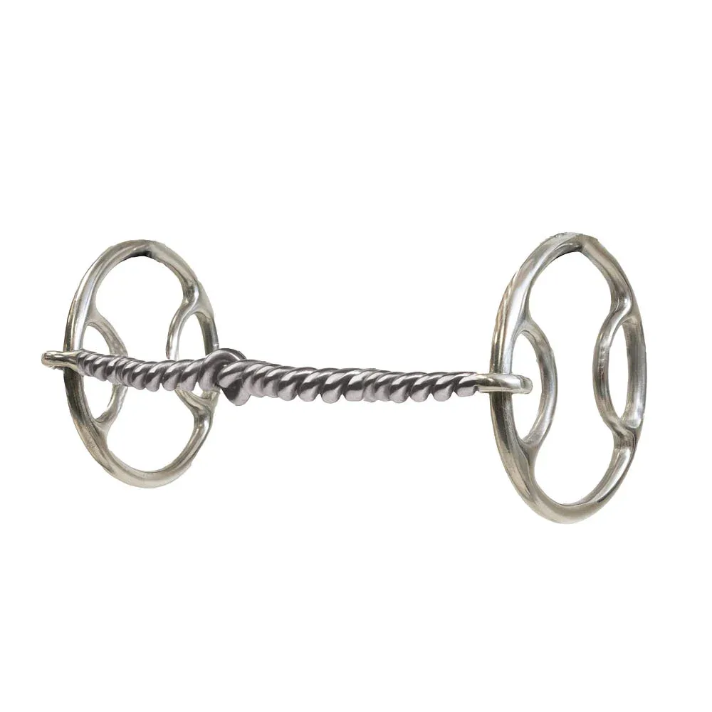 Professionals Choice Equisential Twisted Wire Locked O Ring Gag Bit - Image 2