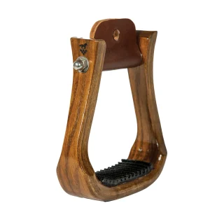 Professional's Choice Medium Gloss 2in Wood Barrel Stirrups