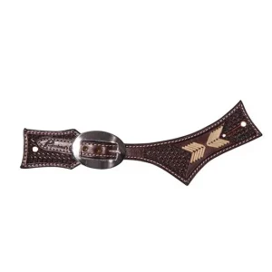 Professionals Choice Professional's Hatchet Chocolate Arrowhead Ladies Spur Straps