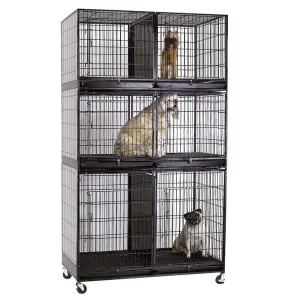 ProSelect 3-Unit Modular Cage Bank, X-Tall
