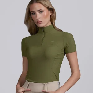 Prospero Short Sleeve Training Top Olive