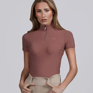 Prospero Short Sleeve Training Top Rosewood