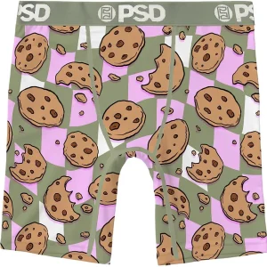 Psd Underwear Boy's Cookie Check Boxer Briefs