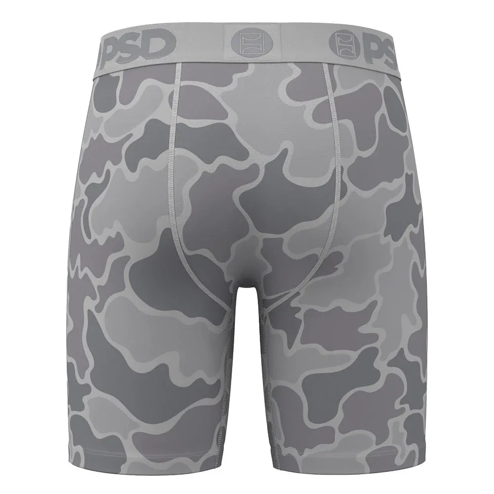 Psd Underwear Men's Grey Duck Camo Boxer Briefs - Image 2