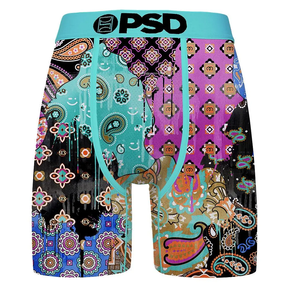 Psd Underwear Men's Marner Paisley Boxer Briefs